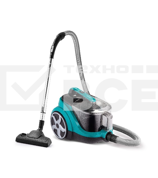 Пылесос Kraft KF-KVC2106 зеленый/черный, 380/2100 Вт, уборка сухая, пылесборник контейнер, 2.5 л