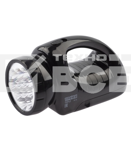 Фонарь светодиодный Трофи TSP12 кемпинговый походный ударопрочный, 150 LED, 2 режима, встроенный светильник