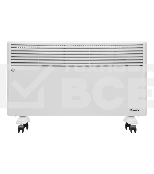 Конвектор электрический MTX CH-2000, белый, 2000 Вт, 25 м2, термостат