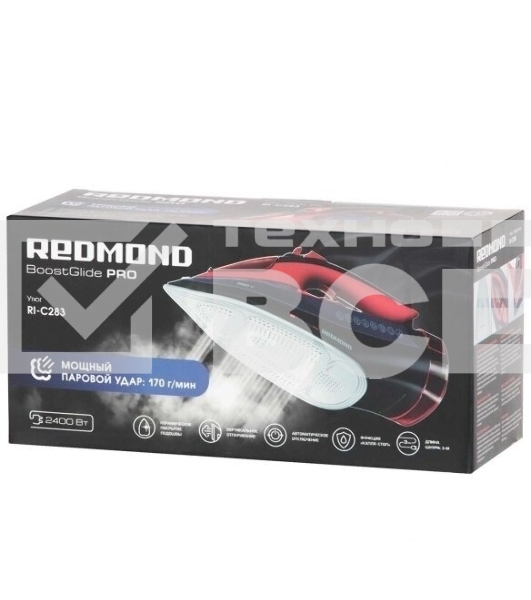 Утюг Redmond RI-C283 2400Вт красный/черный