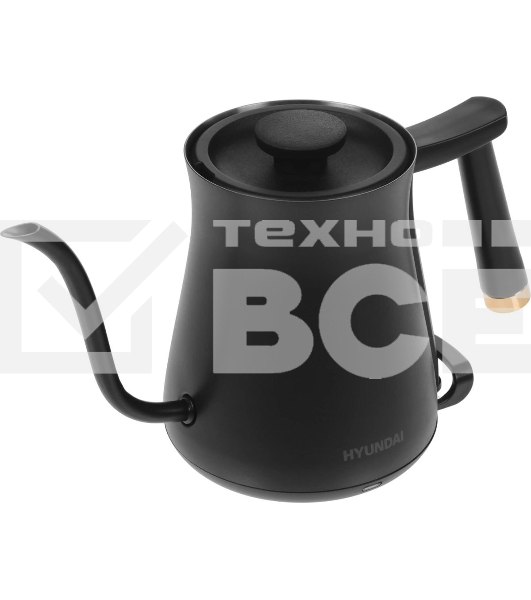Чайник электрический Hyundai HYK-S5500 0.7 л, 1000 Вт, черный