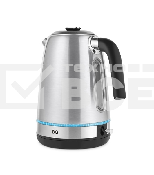 Чайник электрический BQ KT1725SW стальной/черный