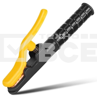 Электрододержатель Deli DL23300A 500гр, макс. сила тока 300A, длина 295мм, диаметр электрода 4,0-6,3мм, площадь поперечного сечения кабеля 35-50 кв.мм