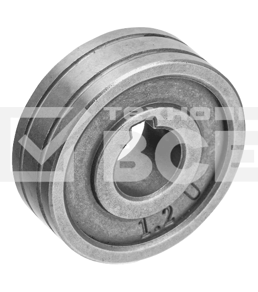 Подающий ролик Denzel U профиль под алюминиевую проволоку 1,0-1,2 мм, 2 шт