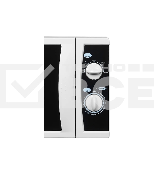 Микроволновая печь HOME HMM208AW белый, 20 л, 800 Вт, переключатели - поворотный механизм