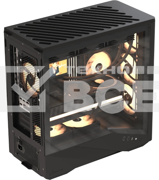 Компьютерный корпус Aerocool \ Formula V Line Air Power G9 DUO PA Black, ATX, TYPE-C*1, USB3.0*2, MESH/GLASS FRONT PANEL, FRONT 3x PERFORMANCE ARGB, REAR 1x PERFORMANCE ARGB