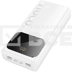 Портативный аккумулятор Hoco J144A Hymn 30000mAh 5A белый (42149), фото2