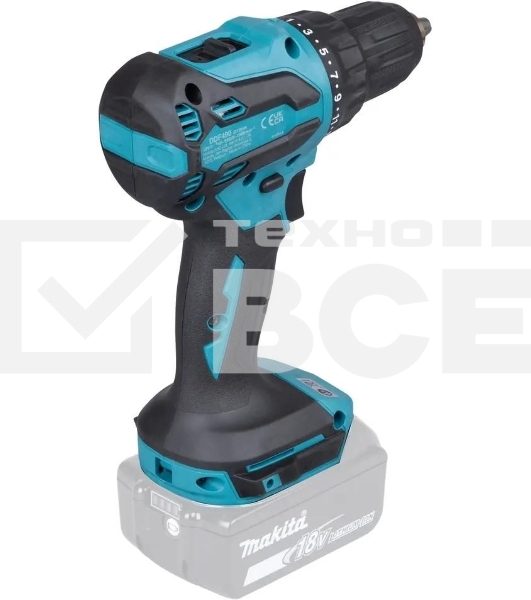 Дрель-шуруповерт Makita DDF490Z, без АКБ, без ЗУ