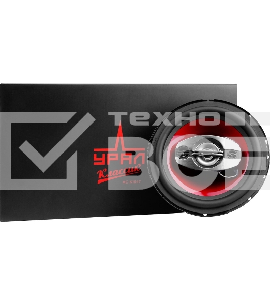 Колонки автомобильные Ural КЛАССИК АС-К1647 140Вт 92дБ 4Ом 16.5 см (6 1/2 дюйм) (ком.: 2 кол.) коаксиальные четырехполосные