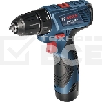 Дрель-шуруповерт Bosch GSR 120 Li, 12 В, 2 Ач, 30 Нм, щеточный, фото 1