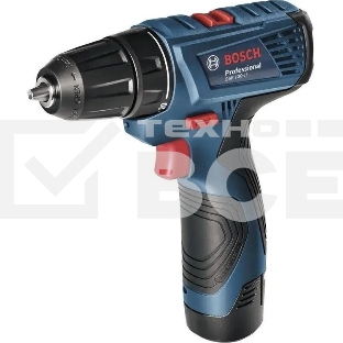 Дрель-шуруповерт Bosch GSR 120 Li, 12 В, 2 Ач, 30 Нм, щеточный