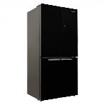 Холодильник Schaub Lorenz SLU X490GY3EI черное стекло трехкамерный 300/124л морозилка снизу, No Frost, Side by Side, фото2