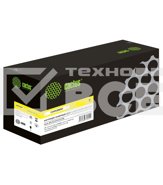 Картридж лазерный Cactus CS-SPC820DNY (820119) желтый (15000 стр.) для Ricoh SPC820DN/С821DN