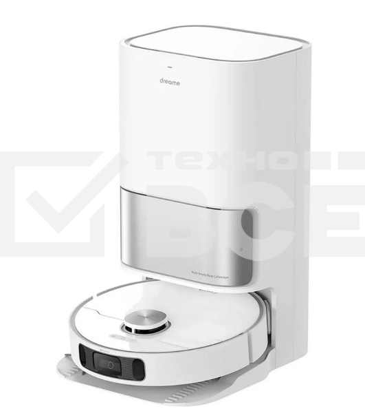 Робот-пылесос Dreame RLS6LADC L10s Ultra белый, 75 Вт, 5200 мАч Li-Ion, уборка сухая/влажная, пылесборник контейнер 0.35 л