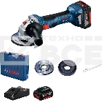 Углошлифовальная машина Bosch GWS 180-LI 11000об/мин рез.шпин.:M14 d=125мм жестк.кейс (06019H9025), фото3