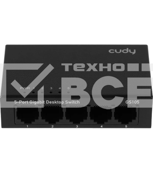 Коммутатор Cudy GS105 (L2) 5x1Гбит/с неуправляемый