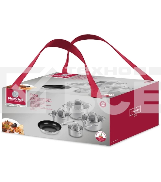 Набор посуды Rondell Erbe RDS-1290, 9 предметов