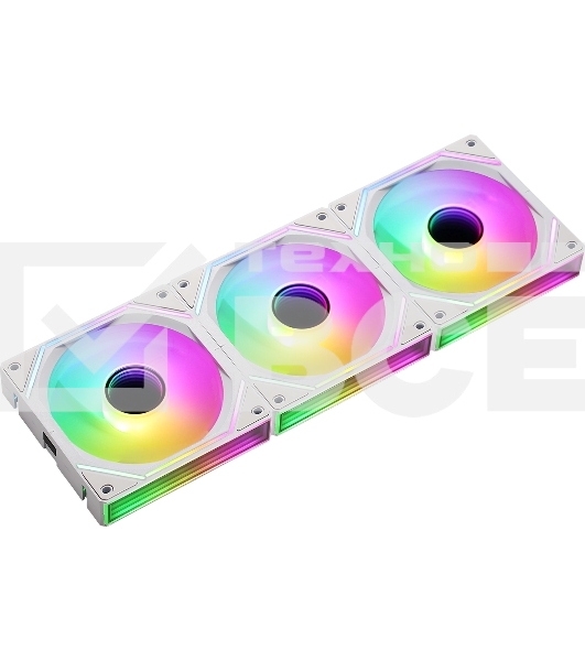 Вентилятор для корпуса Aerocool / Formula Air Bridge WH ARGB белый, 120 мм, 1500 об/мин, 27.5 дБ, 4 pin