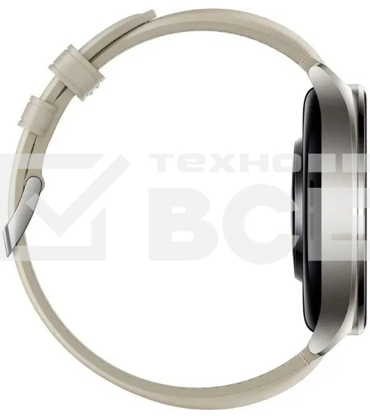 Умные часы Xiaomi Watch 2 1.43' AMOLED корпус серый ремешок белый разм.брасл.:140-210мм