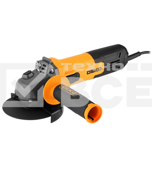 Угловая шлифовальная машина (УШМ) DEKO DKAG750-125, 125мм, 750 Вт