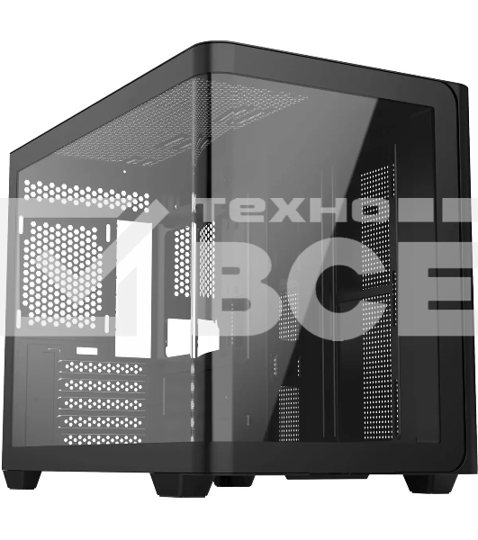 Компьютерный корпус Bloody BD-CC112 черный без БП mATX 9x120мм 2xUSB 3.0 audio bott PSU