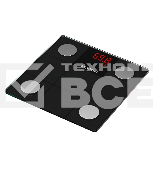 Весы напольные Maxvi BS101 черный
