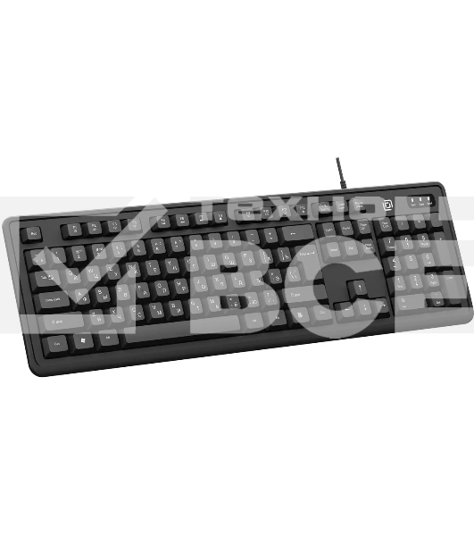 Клавиатура проводная Oklick K175 черный USB Multimedia