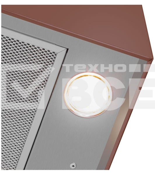 Вытяжка пристенная островная Maunfeld Bath 401 медный, 40 см, 1150 куб. м/ч, 52 дБ