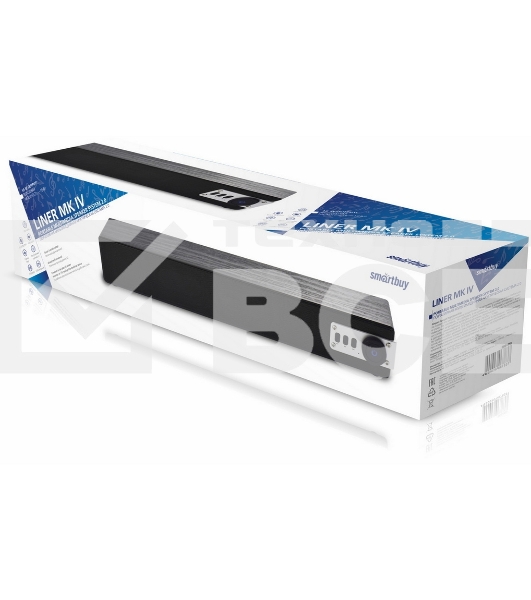 Акустическая система 2.0 Smartbuy LINER MK IV, Bluetooth, 10Вт, MP3, LED, дерево (SBS-960)/10