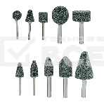 Набор шарошек Denzel абразивных для дрели (ПШМ), 63С, 10 шт., фото3