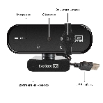 Веб-камера ExeGate Stream C938 2K AF (5Мп, 2560х1440, 1440P, 30fps, автоматический фокус, защитная шторка, 4-линзовый объектив, микрофон с шумоподавлением, универсальное крепление, отверстие под штатив, USB, кабель 1,5 м, Windows 7/8/10/11, Mac OS 10.6 и выше, Chrome OS, Android 5.0 и выше, черная, RTL), фото3