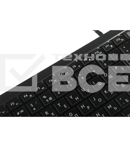 Комплект клавиатура+мышь A4Tech FStyler F1512 проводной, USB, 1200 DPI, черный