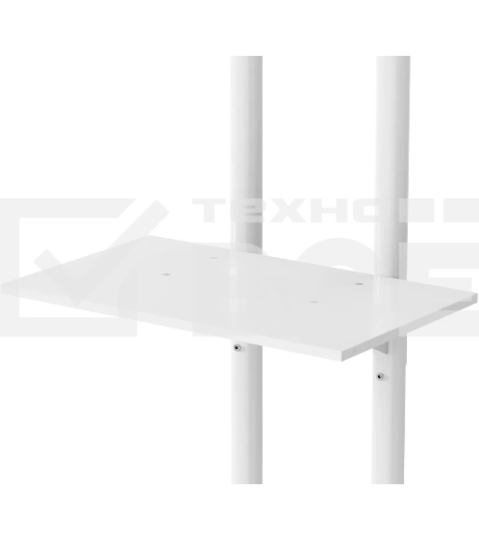 Стойка для телевизора Cactus CS-ST04 белый, 37'-70' макс. 68 кг, напольный, мобильный