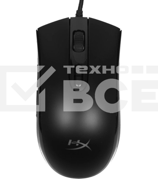 Мышь проводная HyperX Pulsfire Core черный, 6200 dpi, USB, кнопки - 7