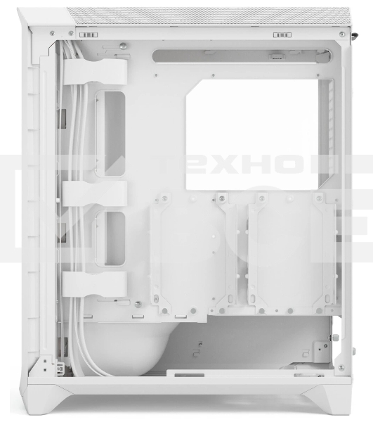 Корпус Fractal Design Meshify 3 White RGB TG Clear Tint, Midi-Tower, белый, 3 x 140 мм