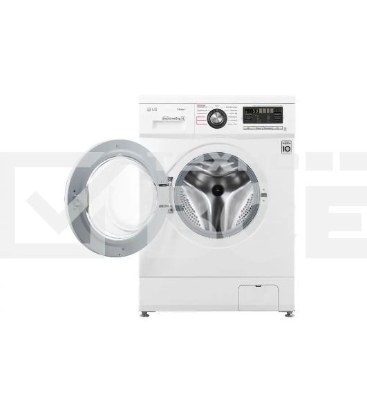 Стиральная машина LG F1296NDS0 белый, загрузка фронтальная 6 кг, 1200 об/мин., класс: А