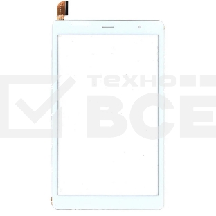 Сенсорное стекло (тачскрин) для Digma Optima 8 Z801, белое