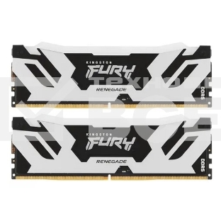 Оперативная память Kingston Fury Renegade, DDR5, 96GB (2x48GB), 6000MHz, CL32, с радиаторами, cеребристый/черный
