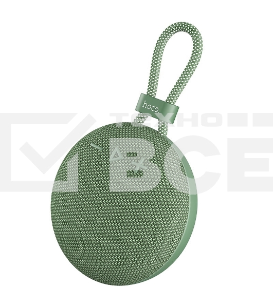Портативная колонка круглая HOCO BS60 зеленый