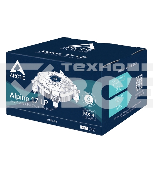 Кулер Arctic Alpine 17LP Вентилятор для процессора socket Intel® 1700 (ACALP00042A)
