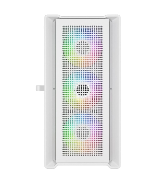 Компьютерный корпус Powercase Alisio Micro X4W V2, Tempered Glass, 4х 120мм ARGB fans, ARGB HUB, белый, mATX (CAMCXW-A4)