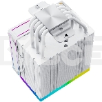 Устройство охлаждения(кулер) ID-Cooling Frozn A610 ARGB белый 120мм алюминий+медь 2000rpm 30db 4-pin 250W 155мм, фото5