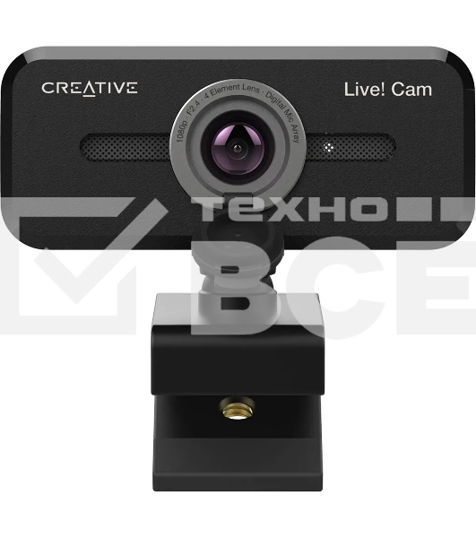 Камера Web Creative Live! Cam SYNC 1080P V2 черный 2Mpix (1920x1080) USB2.0 с микрофоном