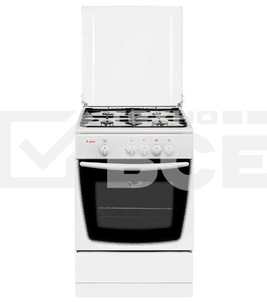 Плита газовая Gefest CG 60М C7 К73 белый, конфорок 4 шт, духовка 63 л, 60 см x 85 см x 60 см