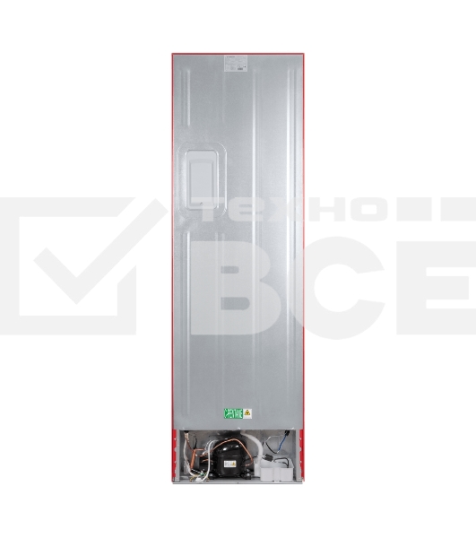 Холодильник Maunfeld MFF200NFR Inverter красный двухкамерный инвертор 271/106л морозилка снизу