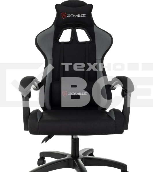 Кресло игровое Zombie Void черный/серый