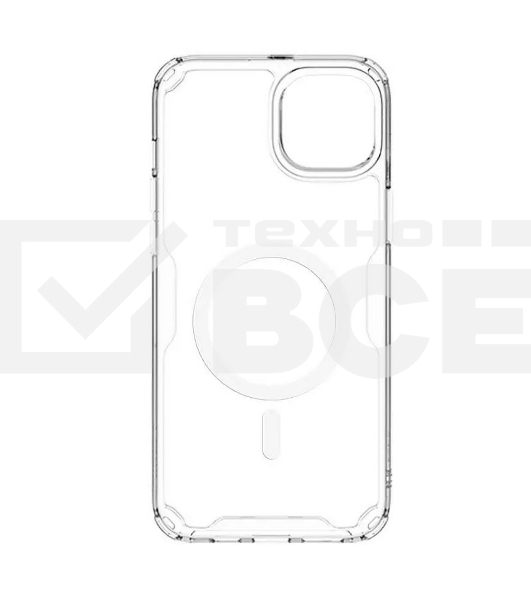 Чехол Nature TPU Pro Magnetic Case, белый, (AP IP15)