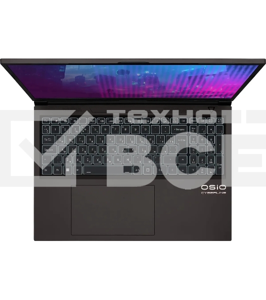 Ноутбук Osio CyberLine C160i-002 коричневый Core i5 12600H 16Gb SSD512Gb NVIDIA GeForce RTX4050 6Gb 16