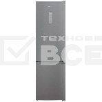 Холодильник Hotpoint HT5200MX (R) нержавеющая сталь двухкамерный 247/78л морозилка снизу, No Frost, фото 1