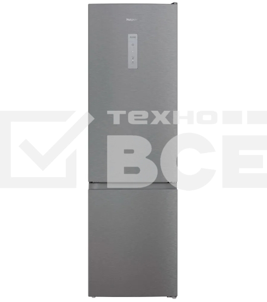 Холодильник Hotpoint HT5200MX (R) нержавеющая сталь двухкамерный 247/78л морозилка снизу, No Frost